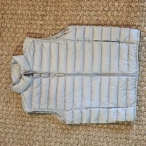 Silver bubble vest from uniqlo